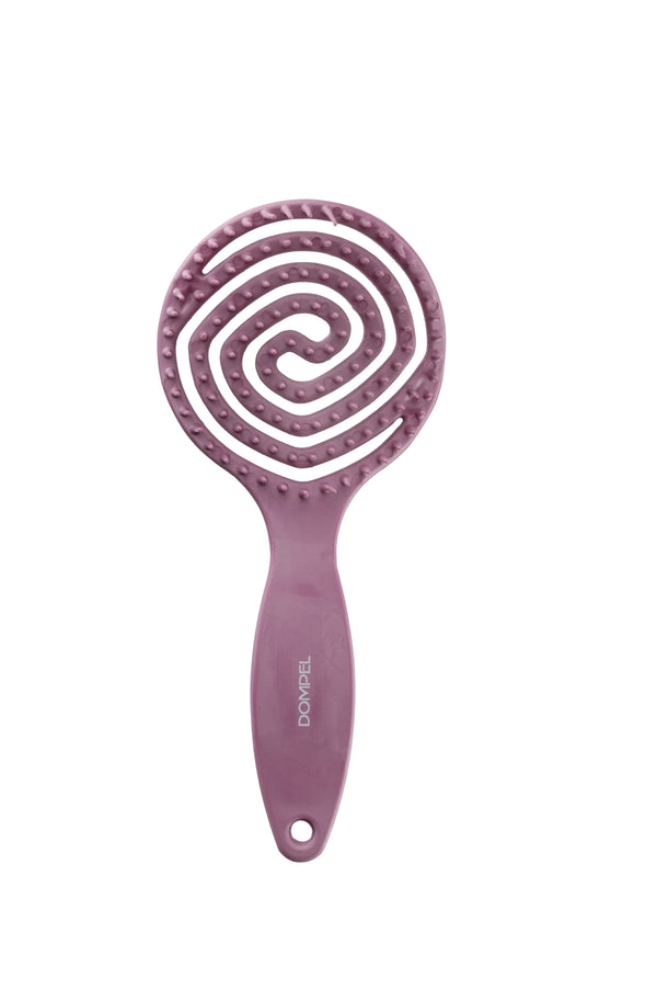 Dompel Silicone Hair Brush Grape Scent Purple