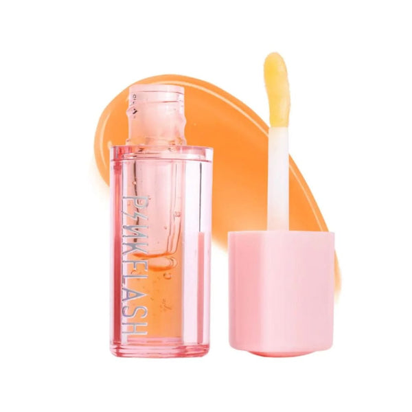 Pink Flash Lip Tint Moisturizer Lightweight Glossy Tint Peachy Orange OR01