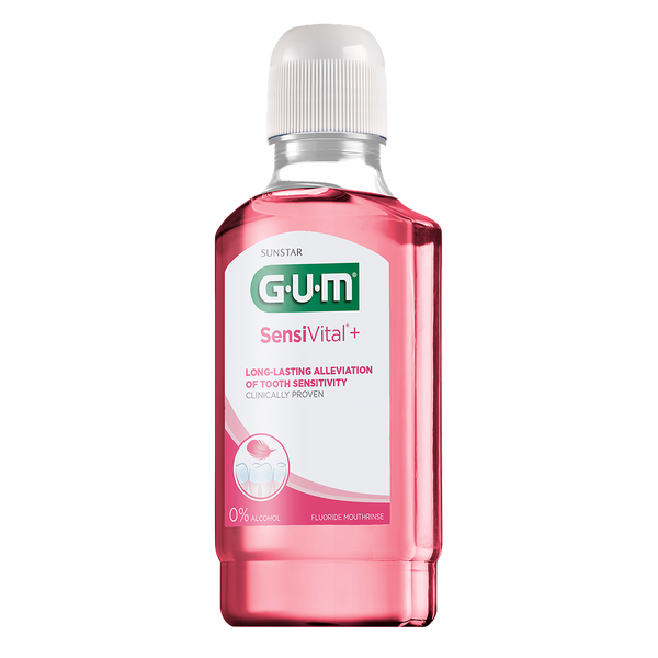 G.U.M Sensivital+ Mouthwash Alcohol-Free Mint 300ml