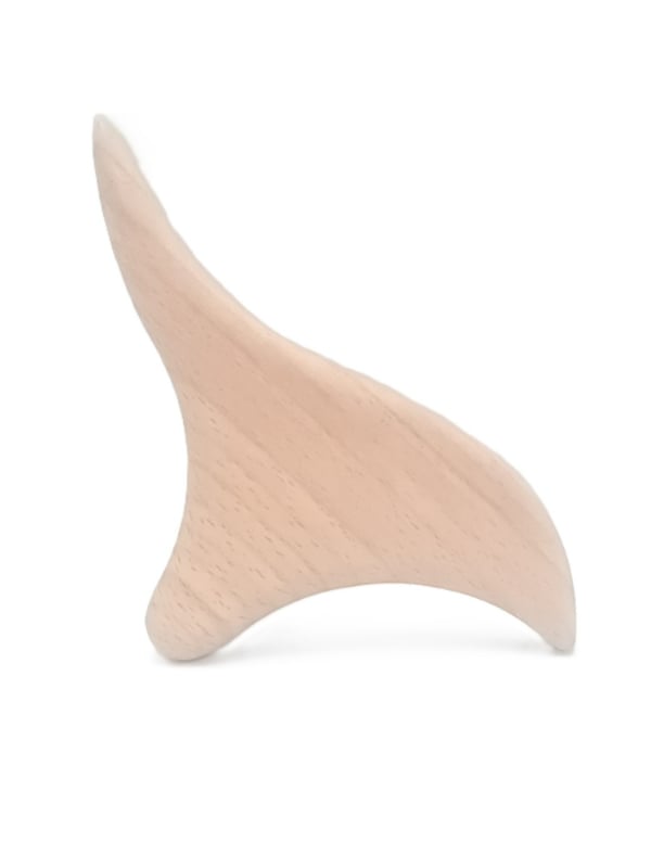 Wooden Y-Shaped Massage Tool Ergonomic Natural Wood Body Massage Aid