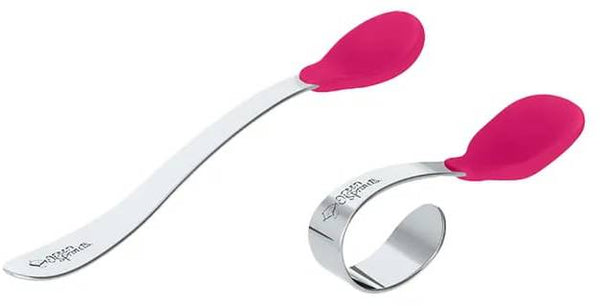 Green Sprouts Learning Spoon Set Pink 2 Pieces