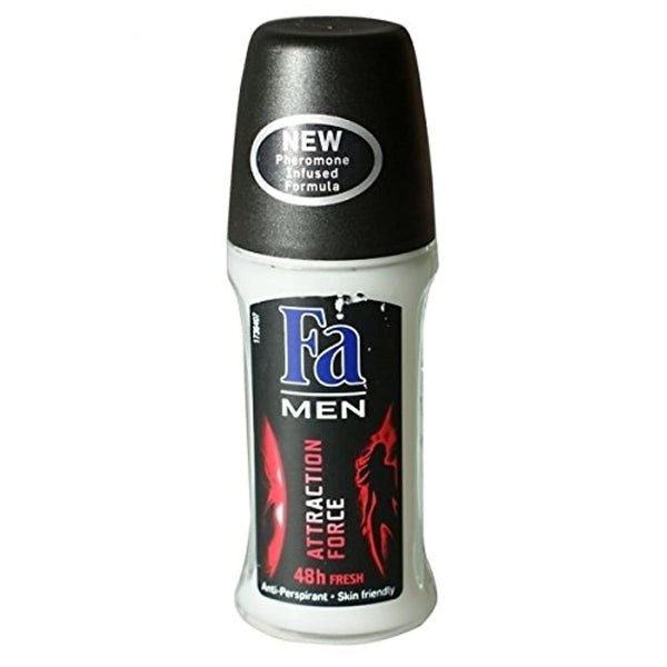 Fa Attraction Force Roll-On Antiperspirant Deodorant Pheromone-Infused Fresh Scent 50 ml