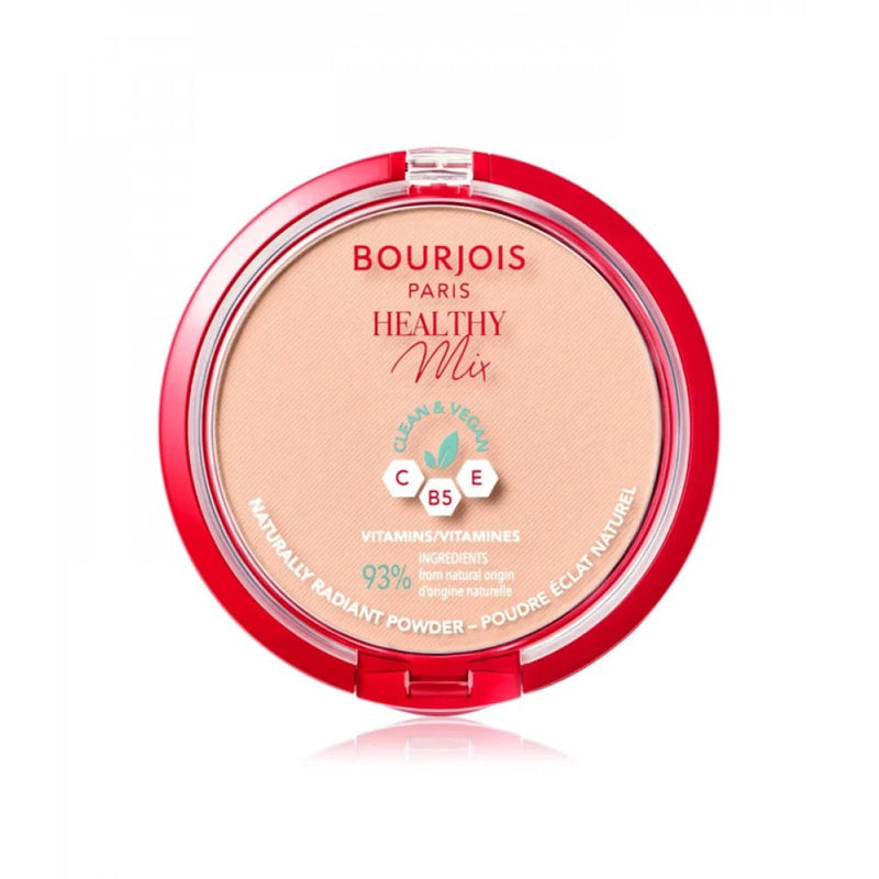 Bourjois Healthy Mix Powder Matte Finish Vitamin E C B5 Rose Beige 03, 10g