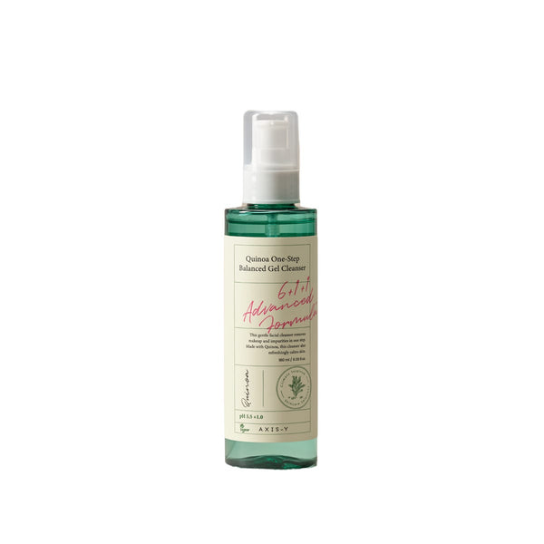 Axis-Y Quinoa One-Step Balanced Gel Cleanser Face Wash, pH 5.5, 180 ml