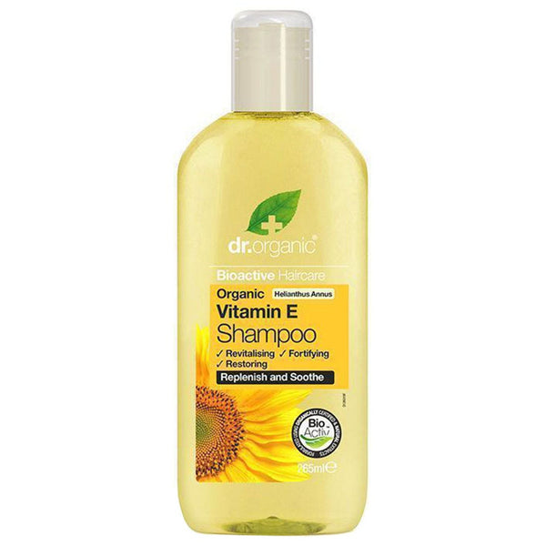 Dr Organic Vitamin E Shampoo Liquid Nourishing Formula 265 ml
