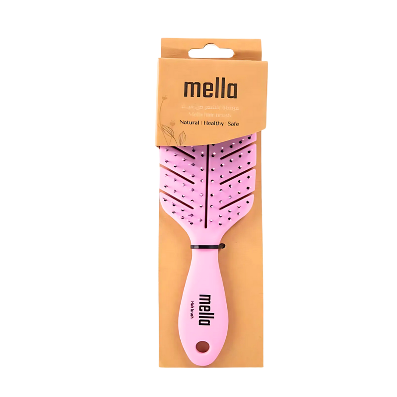 Mila PB004 Natural Fiber Detangling Hairbrush Light Purple