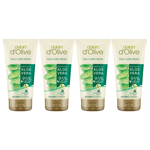 Dalan Olive Hand & Body Cream with Olive Oil and Aloe Vera 4 Pack