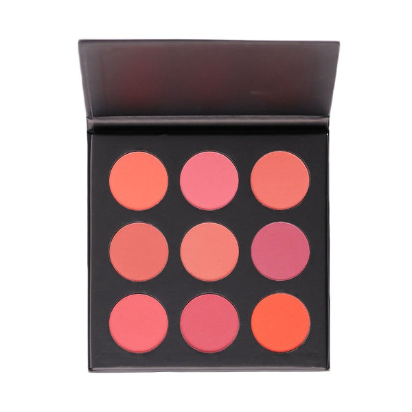 Amytis Garden United Blush Palette Powder Soft Blendable 9 Shades