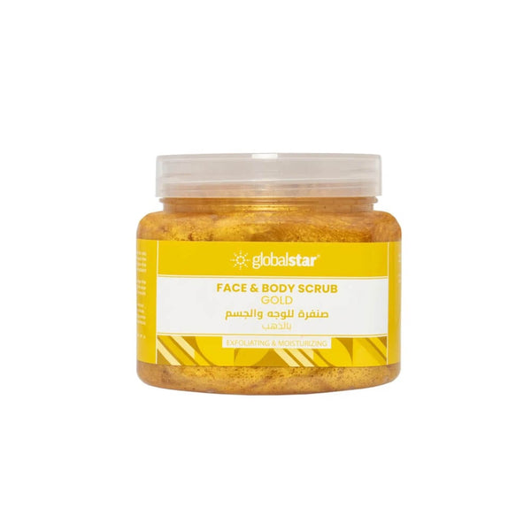 Globalstar Gold Face and Body Scrub with Gold Particles, 500 ml