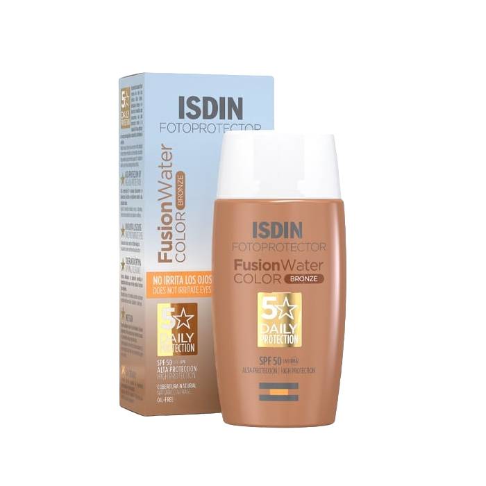 ISDIN Fotoprotector Fusion Water Color Bronze SPF 50 Facial Sunscreen 50 ml