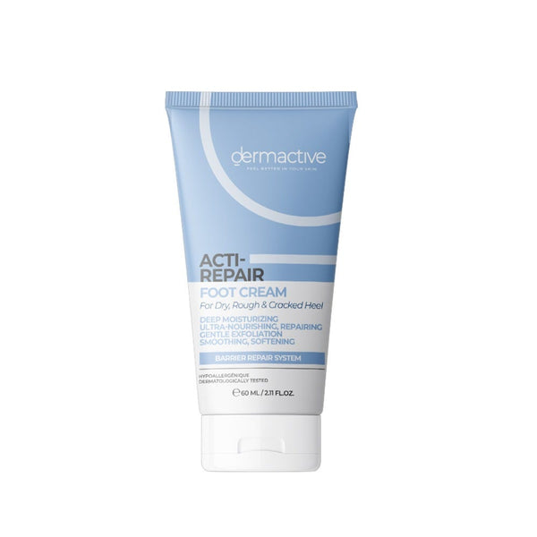 Dermactive Acti-Repair Urea Foot Cream Moisturizing Exfoliating Formula 60ml