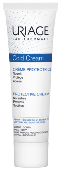Uriage Cold Cream Protective Face and Body Cream with Beeswax and Thermal Water 100 ml