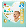 Pampers Premium Care Taped Baby Diapers Size 3 6-11 kg 25 Diapers