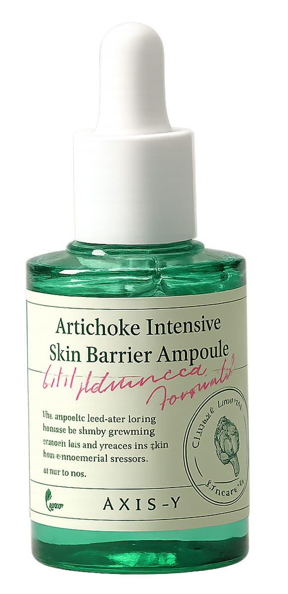 Axis-Y Artichoke Intensive Skin Barrier Ampoule Hydrating Soothing Serum 30 ml