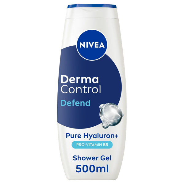 NIVEA Derma Control Defend Shower Gel Hyaluron+ Pro-Vitamin B5 500ml
