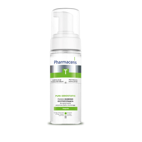 Pharmaceris Puri-Sebostatic Deep Cleansing Face Foam with Tamarind and Zinc PCA, 150 ml