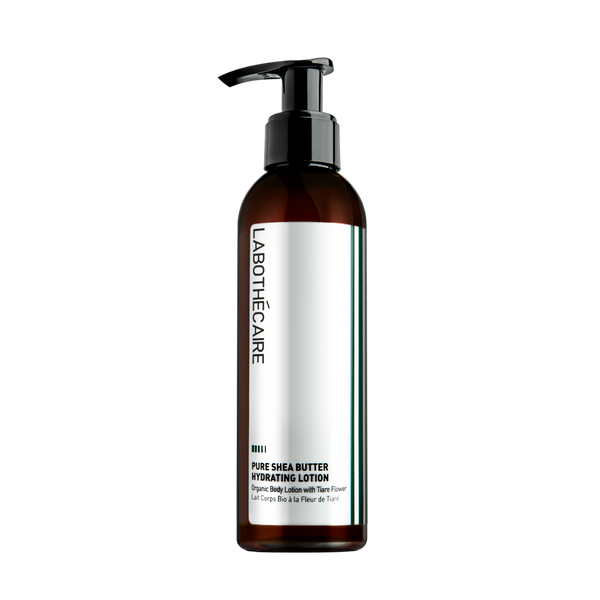 LABOTHECAIRE Pure Shea Butter Body Lotion, Hydrating Formula, Tiare Scent, 200 ml