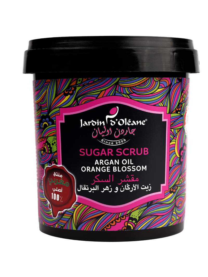 Garden Olian | Garden Olean Sugar Scrub with Argan Oil & Orange Blossom, 600g