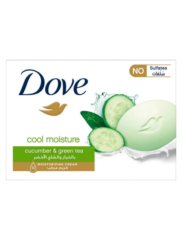 Dove Cucumber & Green Tea Moisturizing Soap Bar, 125 g