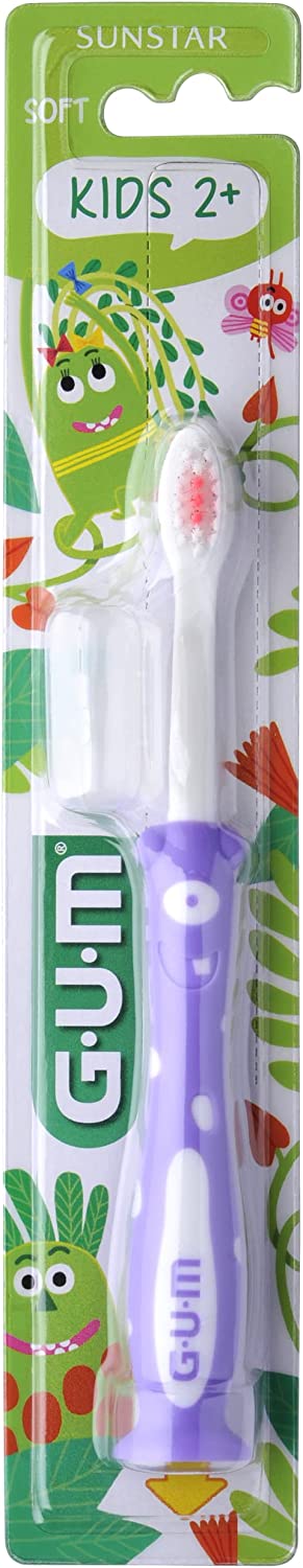 G.U.M Monster Kids Toothbrush Soft Bristles for Children Aged 2+