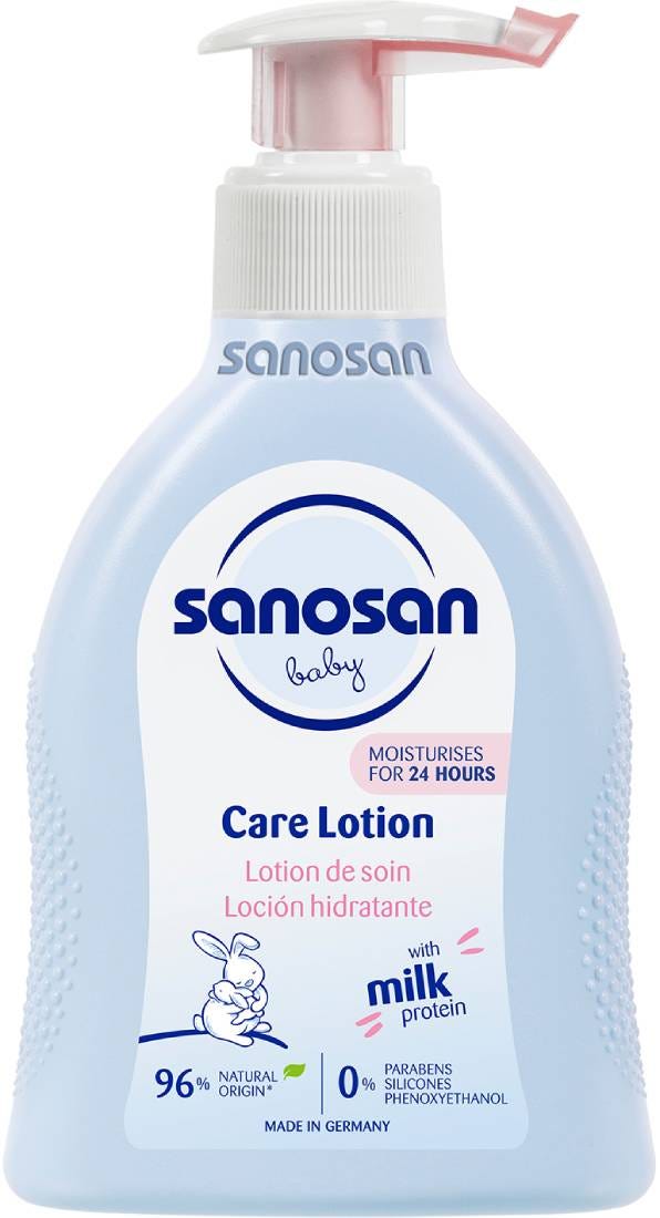 Sanosan Baby Care Lotion with Milk Protein, Panthenol & Chamomile, 200 ml