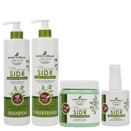 Garden Olian | Garden Olean Moroccan Sidr Hair Care Set, 4 Pieces