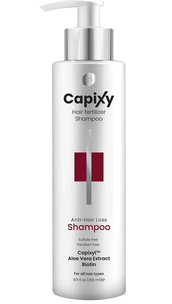 Capixy Hair Fertilizer Shampoo Liquid Biotin Caffeine Plant Extracts 250 ml