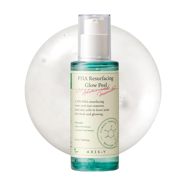 AXIS-Y PHA Resurfacing Glow Peel Exfoliating Face Treatment 10% PHA 50ml
