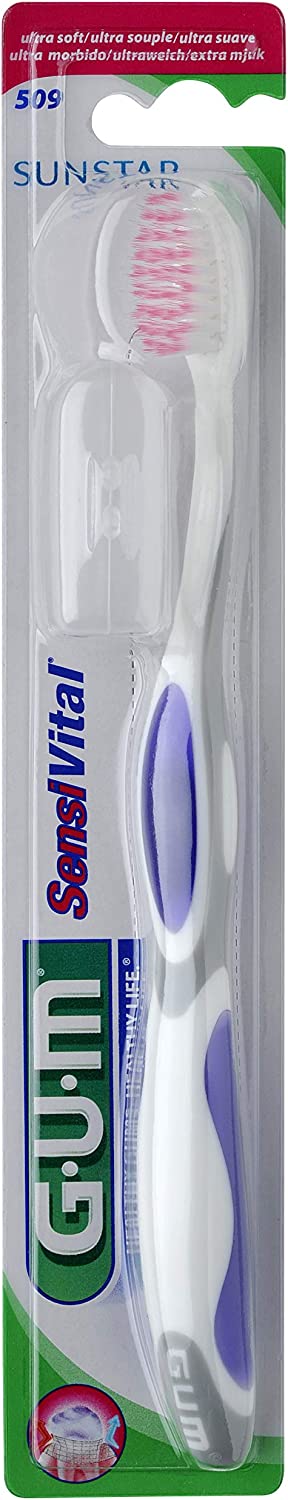 G.U.M Sensivital Compact Toothbrush Soft Tapered Bristles