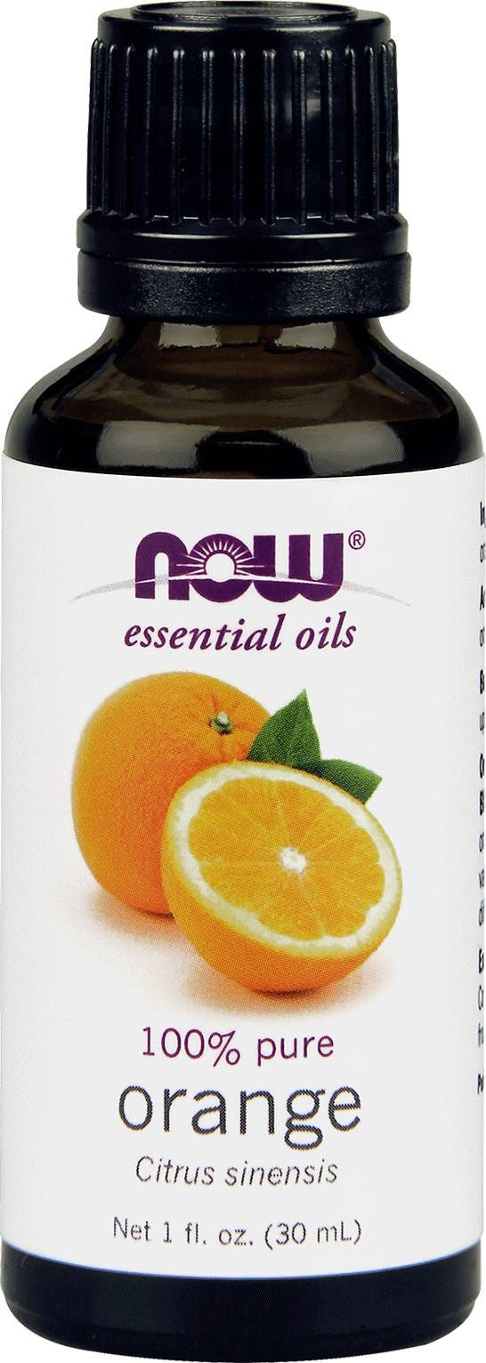 NOW Orange Oil Sweet Orange Essential Oil Cold Pressed