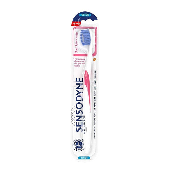 Sensodyne Soin Genesive Toothbrush Soft Bristles Rounded Head Pink