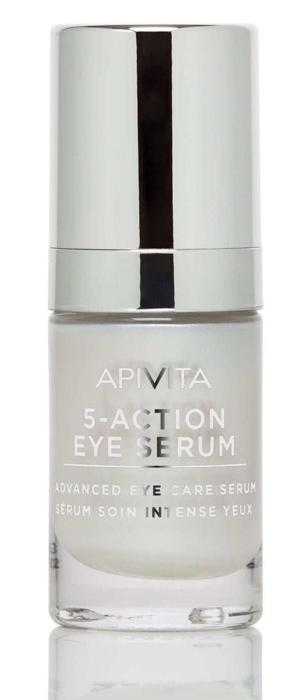 Apivita 5 Action Eye Serum Liquid with Propolis and White Lily 15 ml