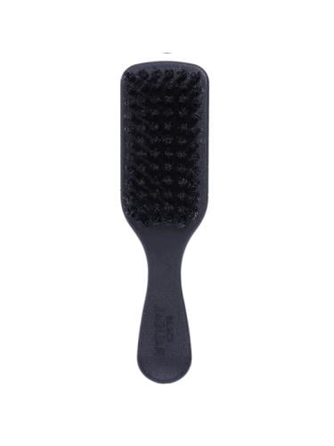 Hair System Hair and Beard Trimming & Styling Brush, Soft Durable Bristles, Black