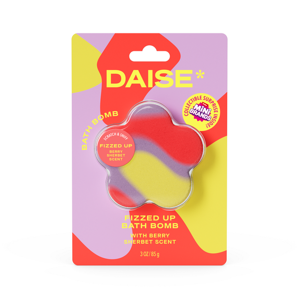 Daise Fizzed Up Bath Bomb Fizzer Berry Sherbet Scent 3 Oz
