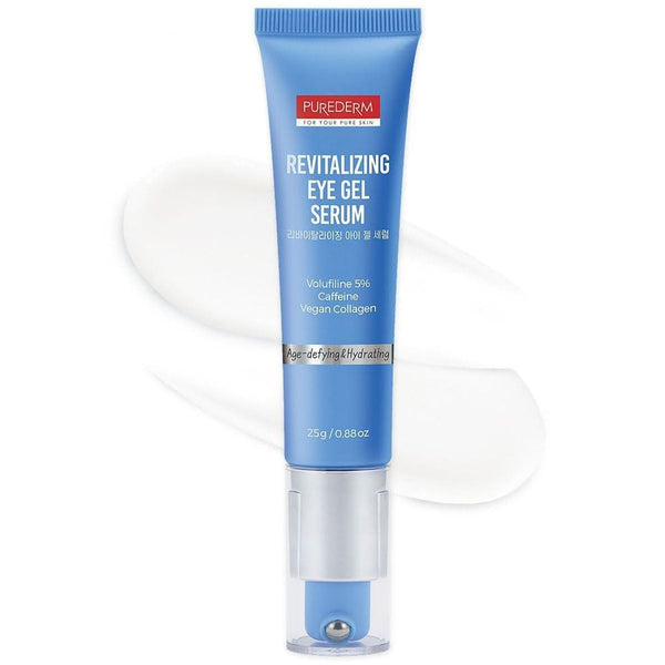 Purederm Revitalizing Eye Gel Serum with Volufiline, Caffeine and Vegan Collagen