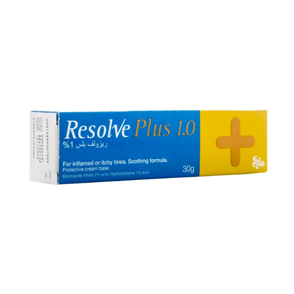 QV Resolve Plus Cream, Miconazole Nitrate 2% and Hydrocortisone 1%, 30g