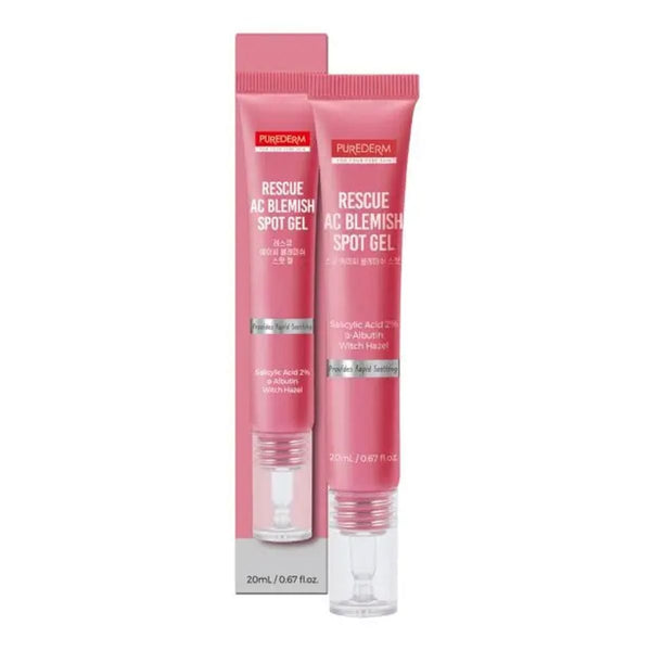 Purederm Clear Skin Gel, Salicylic Acid 2%, Witch Hazel, 20 ml