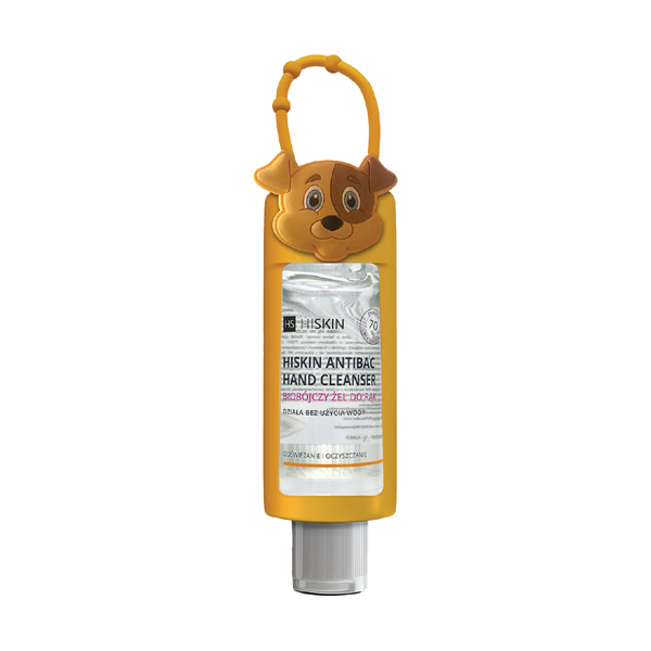 Hiskin Kids Puppy Hand Gel 70% Alcohol Peach Scent 75 ml