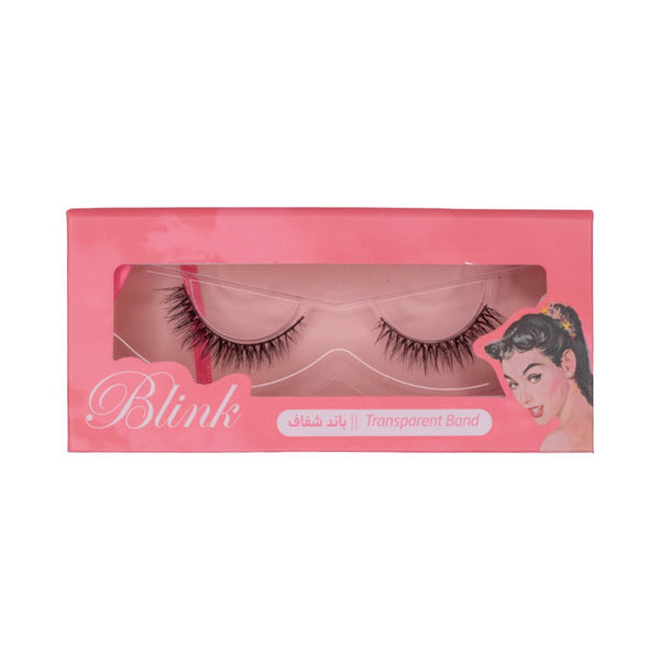 Blink Cloud Nine Soft Mink False Eyelashes, Transparent Band, Small Eyes, Reusable