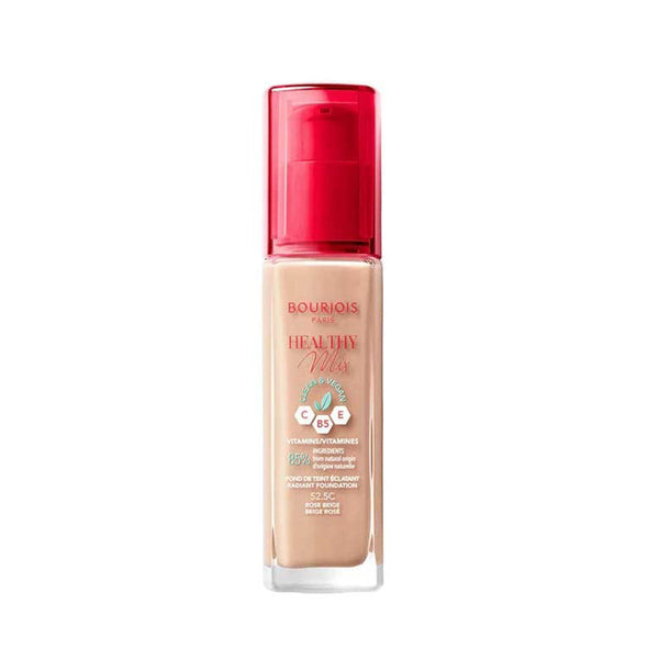 Bourjois Healthy Mix Foundation Lightweight Radiant Finish Vitamin C E B5 Rose Beige 52.5