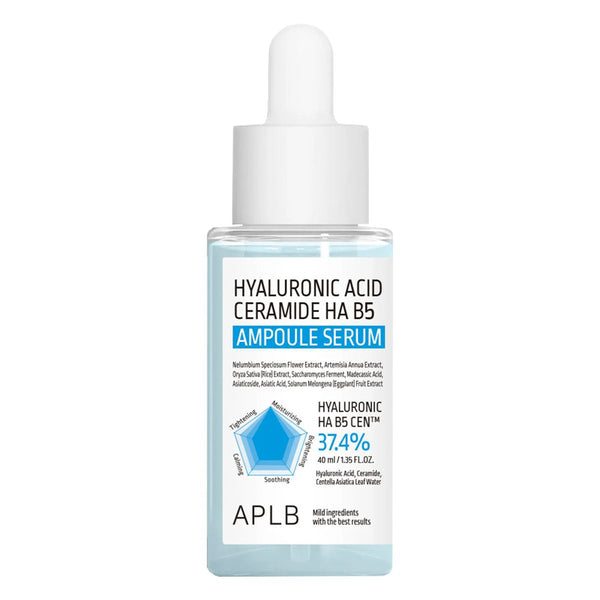 APLB Hyaluronic Acid Ceramide B5 Hydrating Face Serum 40 ml