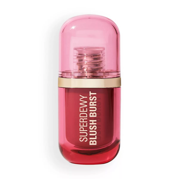 Revolution Superdewy Blush Burst Liquid Blush Radiant Finish Dusty Pink
