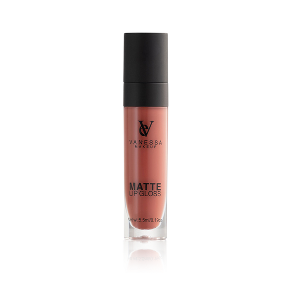 Vanessa Makeup Matte Lip Gloss Long-Lasting Rich Color Shade 08