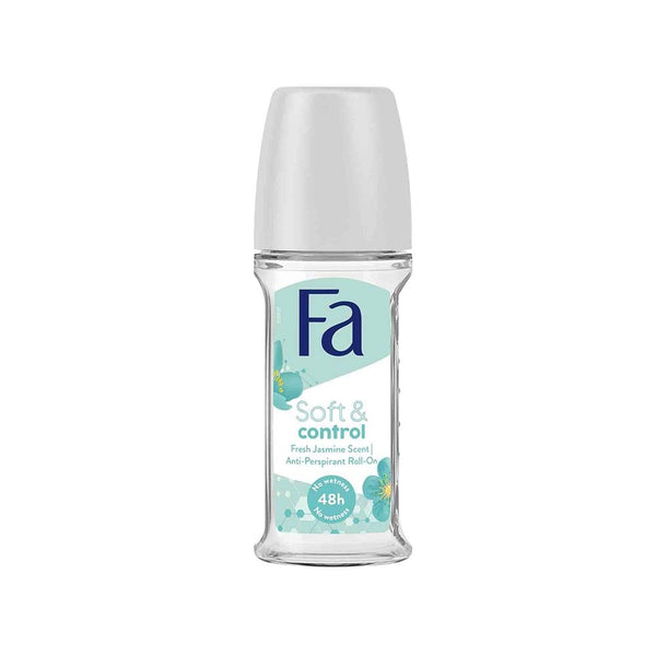 Fa Soft & Control Roll-On Deodorant Alcohol-Free 24-Hour Protection 50ml