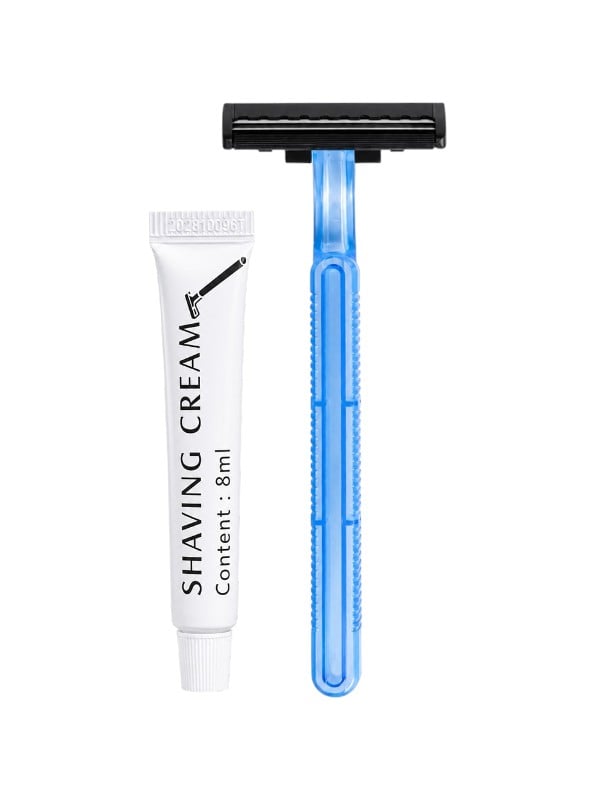 Solo Go Disposable Shaving Kit Razor and Shaving Cream 2 Pieces