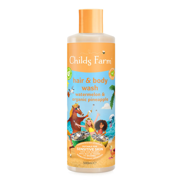 Childs Farm Hair & Body Wash Fruity Fragrance Watermelon & Organic Pineapple 500ml