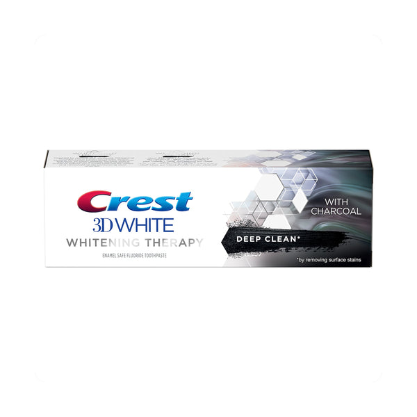 Crest 3D White Deep Clean Charcoal Mint Fluoride Toothpaste 75 ml