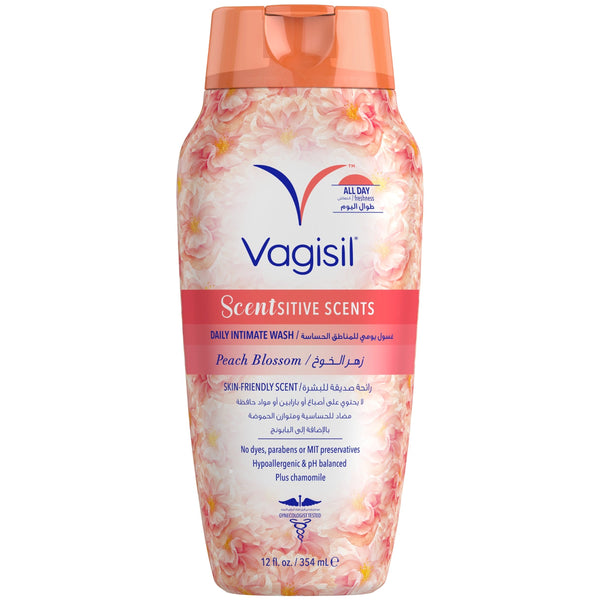 Vagisil Peach Blossom Feminine Wash Hypoallergenic pH-Balanced Formula