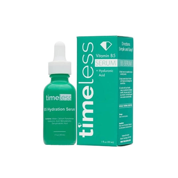 Timeless Skin Care Hyaluronic Acid + Vitamin B5 Serum Lightweight Fragrance-Free 30ml