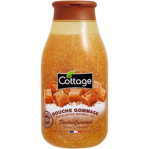 Cottage Exfoliating Shower Gel Sweet Caramel Scent 270 ml